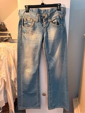 Replay Light Blue Straight-Leg Women's Jeans